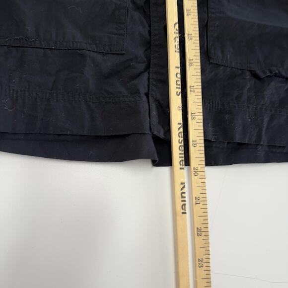 Zara‎ Shirt Womens Small Black Oversized Boxy Utility Workwear Pockets - Picture 7 of 8